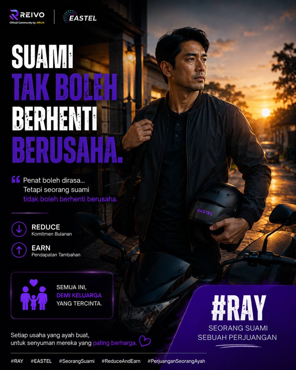 RAY bersedia keluar untuk memulakan usahanya