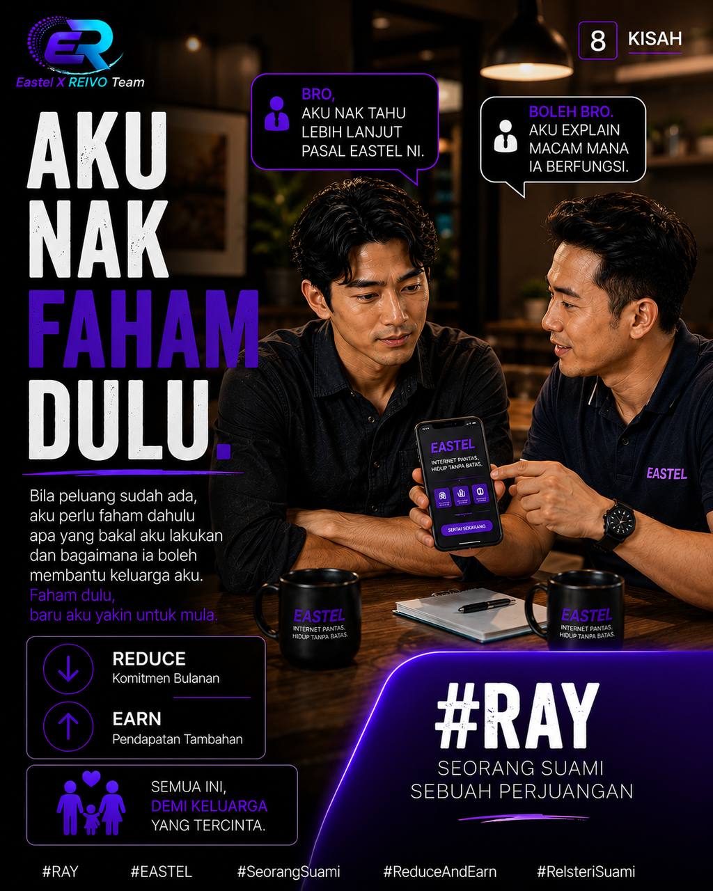 RAY menerima penerangan dan bimbingan tentang EASTEL